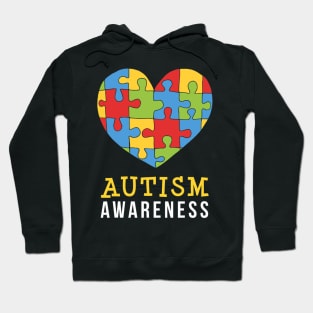 Autism Awareness Puzzle Heart Hoodie